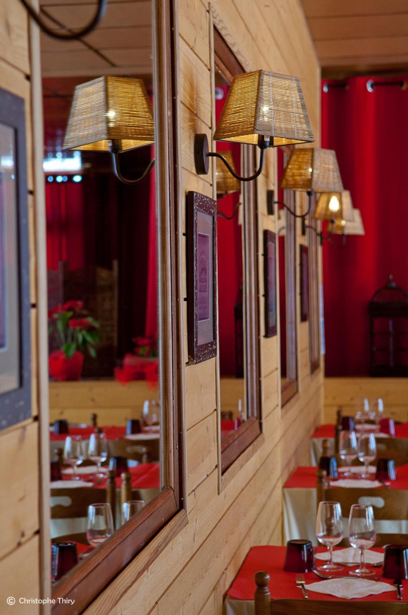 Hotel-Restaurant La Mandia La Mongie Buitenkant foto