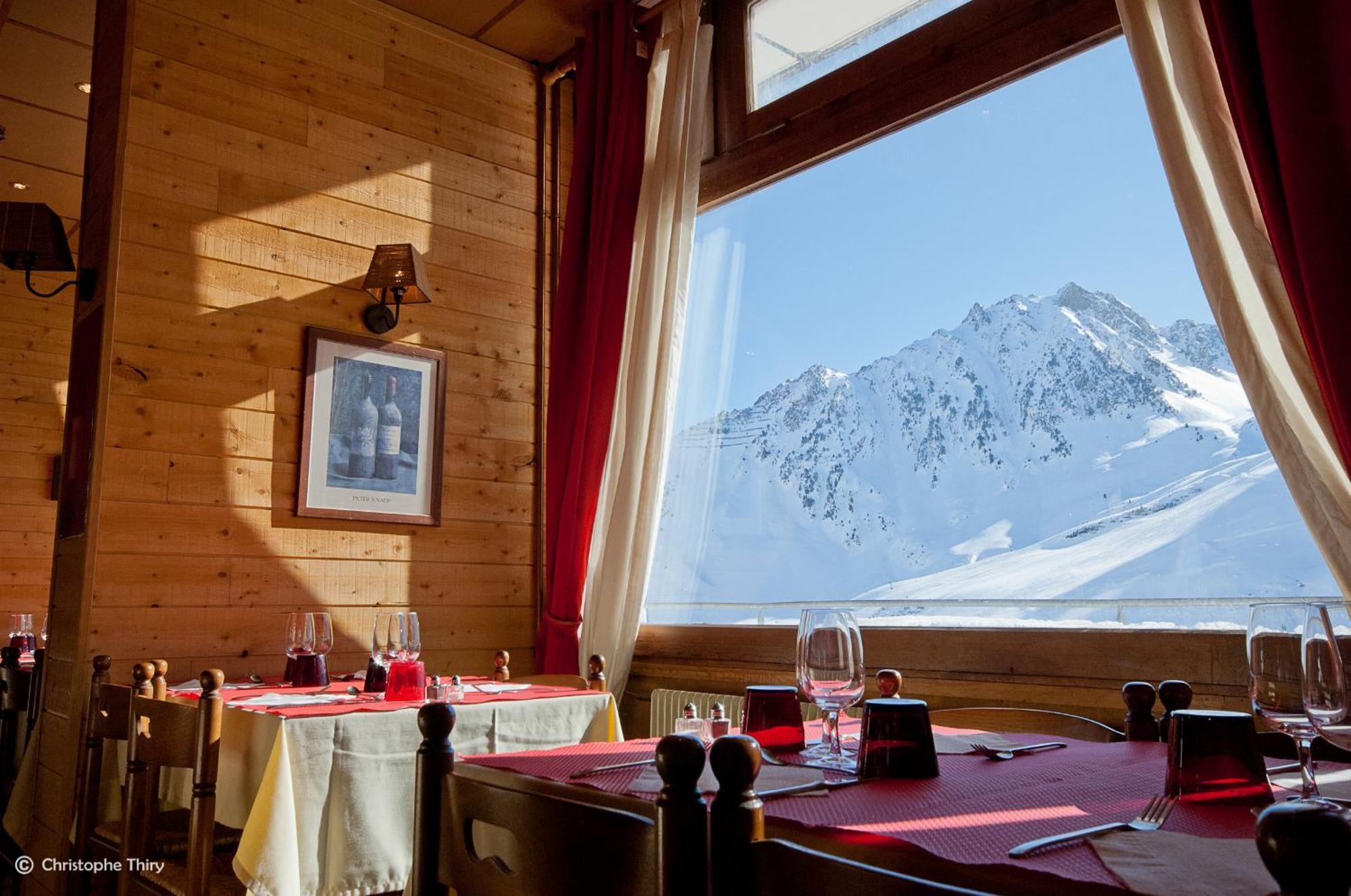 Hotel-Restaurant La Mandia La Mongie Buitenkant foto