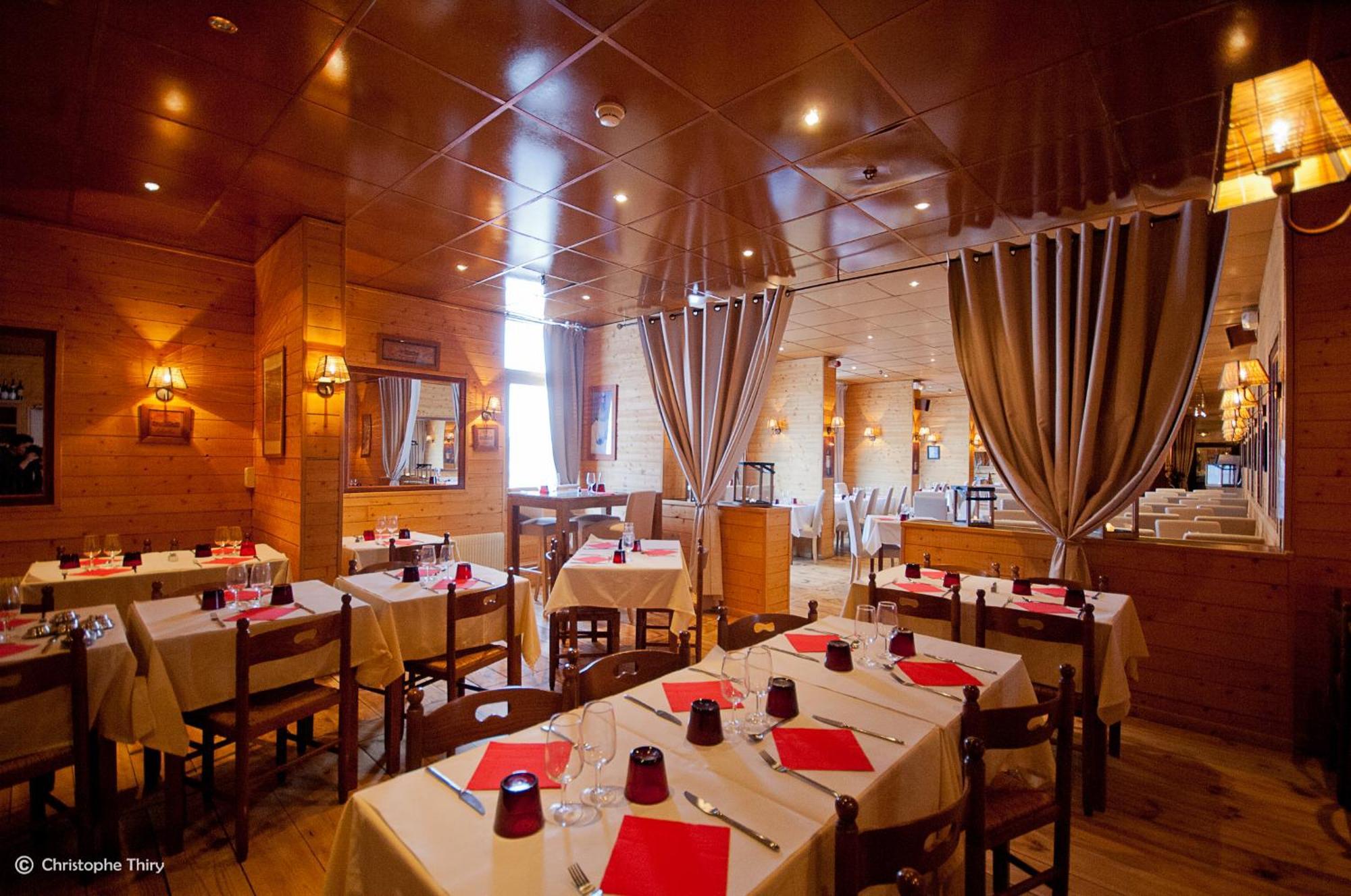 Hotel-Restaurant La Mandia La Mongie Buitenkant foto