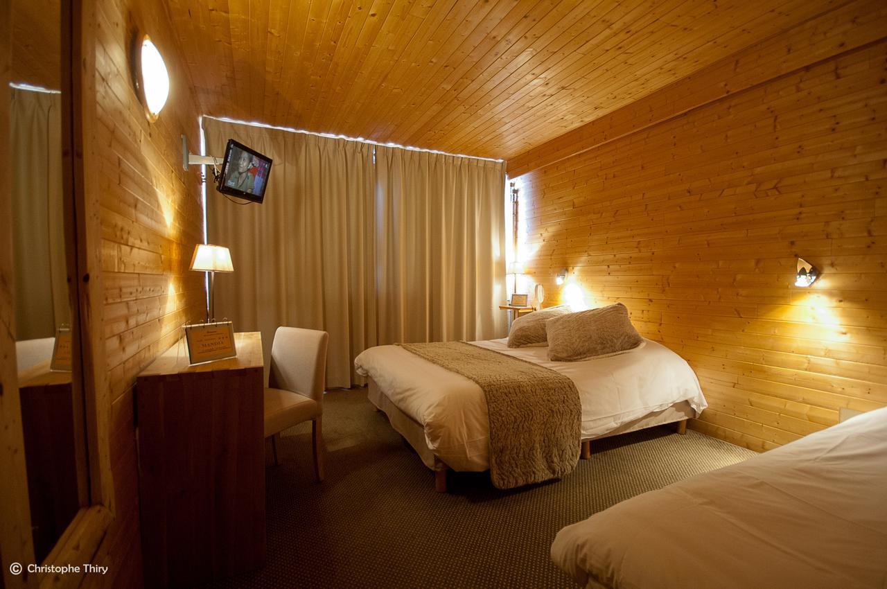 Hotel-Restaurant La Mandia La Mongie Kamer foto